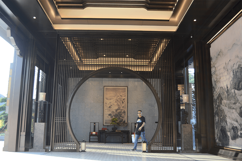 中式仿古金屬園林