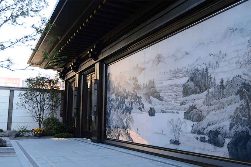 中式仿古金屬園林