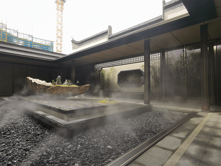 中式仿古金屬園林